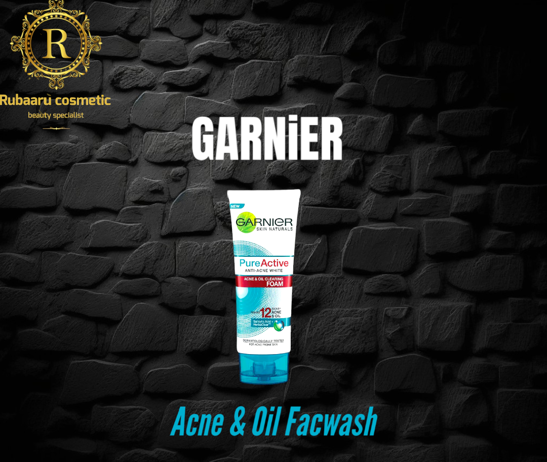 Garnier Acne & Oil Cleanser Facewash (100ml)