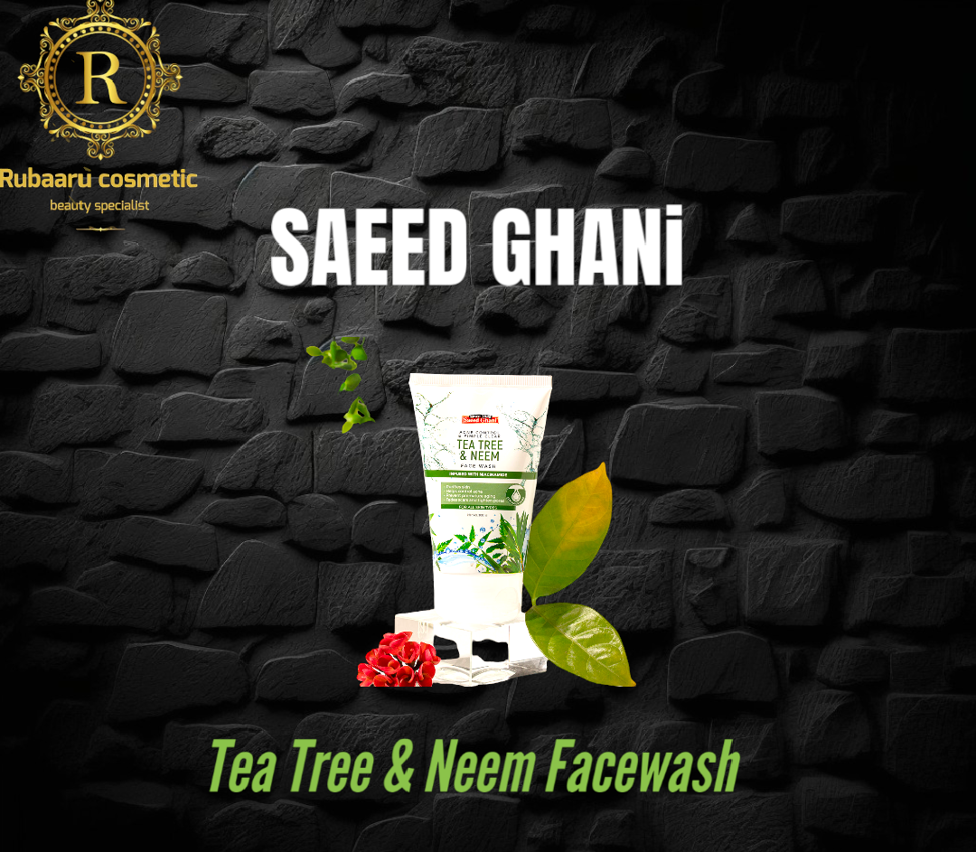 Saeed Ghani Tea Tree & Neem Face wash (100ml)