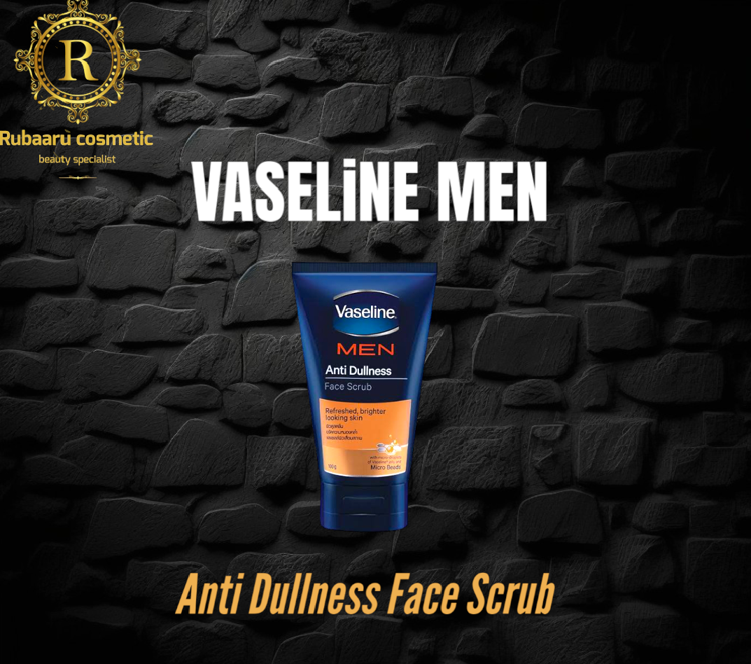 Vaseline Men Anti Dullness Face Scrub (100g)