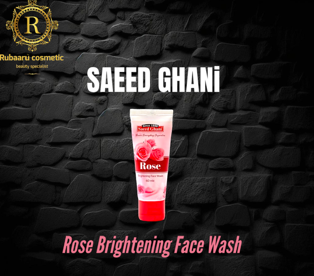 Saeed Ghani Rose Brightening Face wash (60ml)