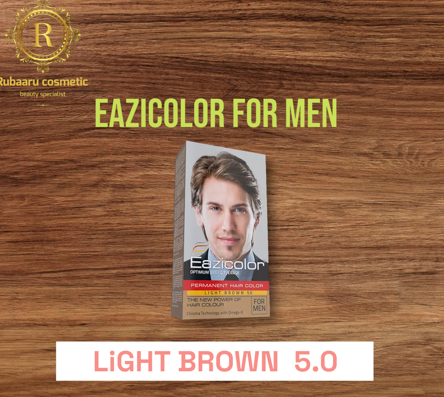 EAZICOLOR HAIR COLOR FOR MEN Light Brown