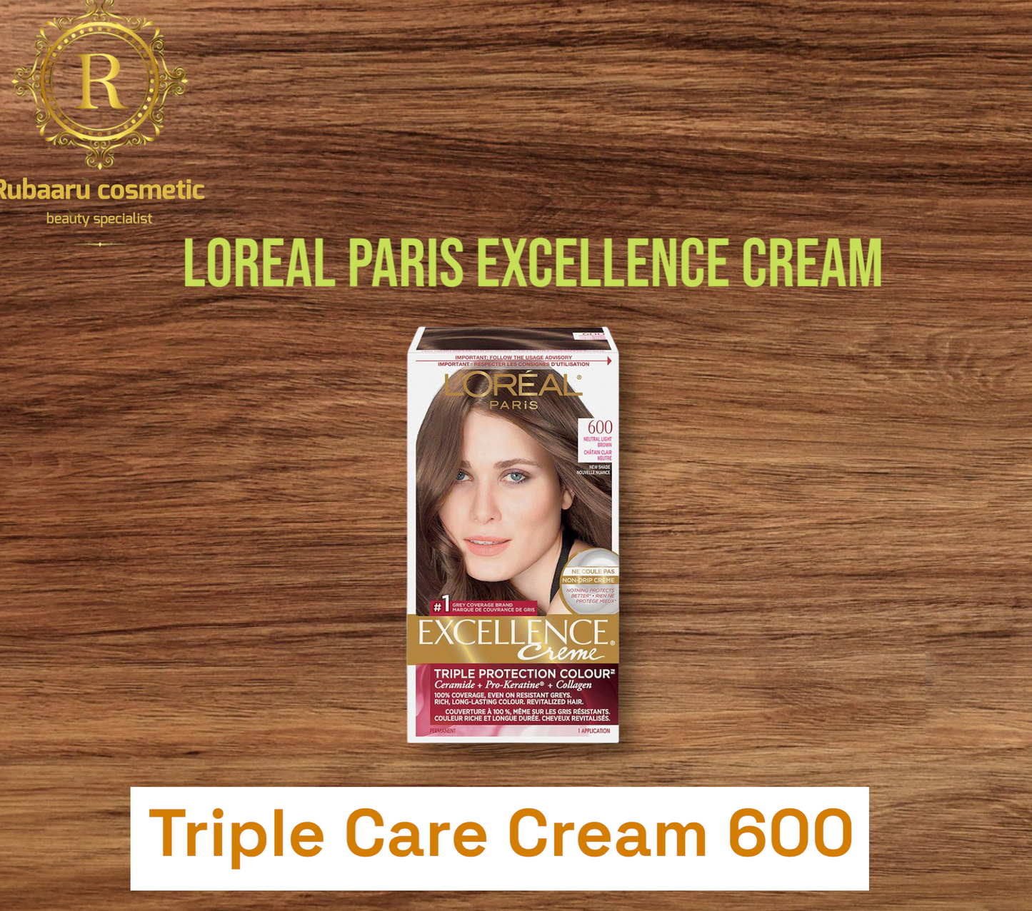 L'Oreal Paris Excellence hair Colour Dark Blonde