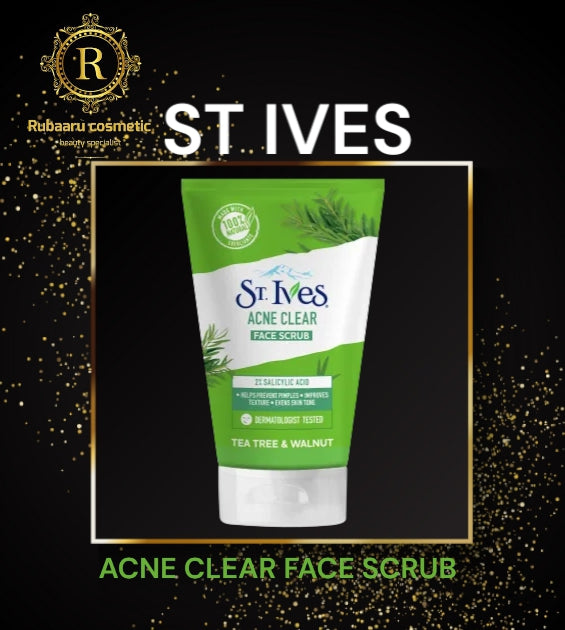 ST IVES ACNE CLEAR FACE SCRUB