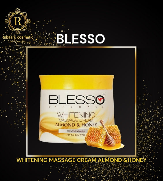 Blesso Whitening Massage Cream Almond & Honey (75ml)