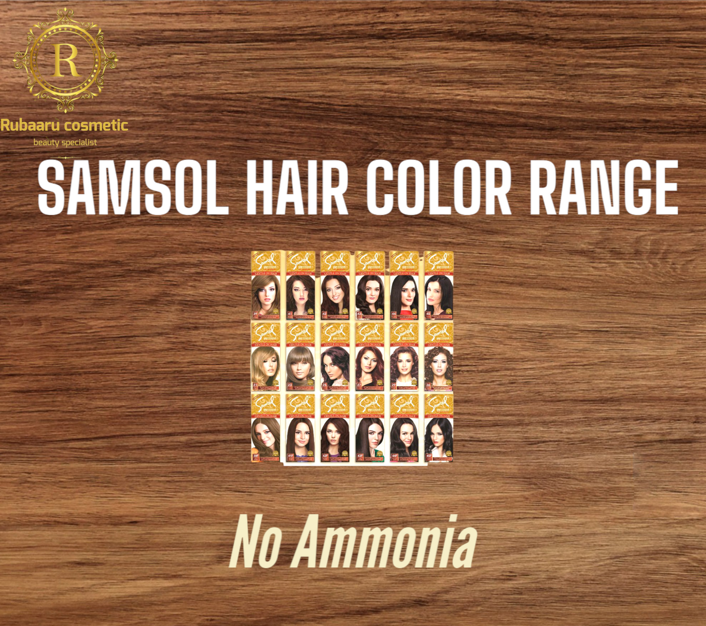 SAMSOL HAIR COLOR NO AMMONIA RANGE