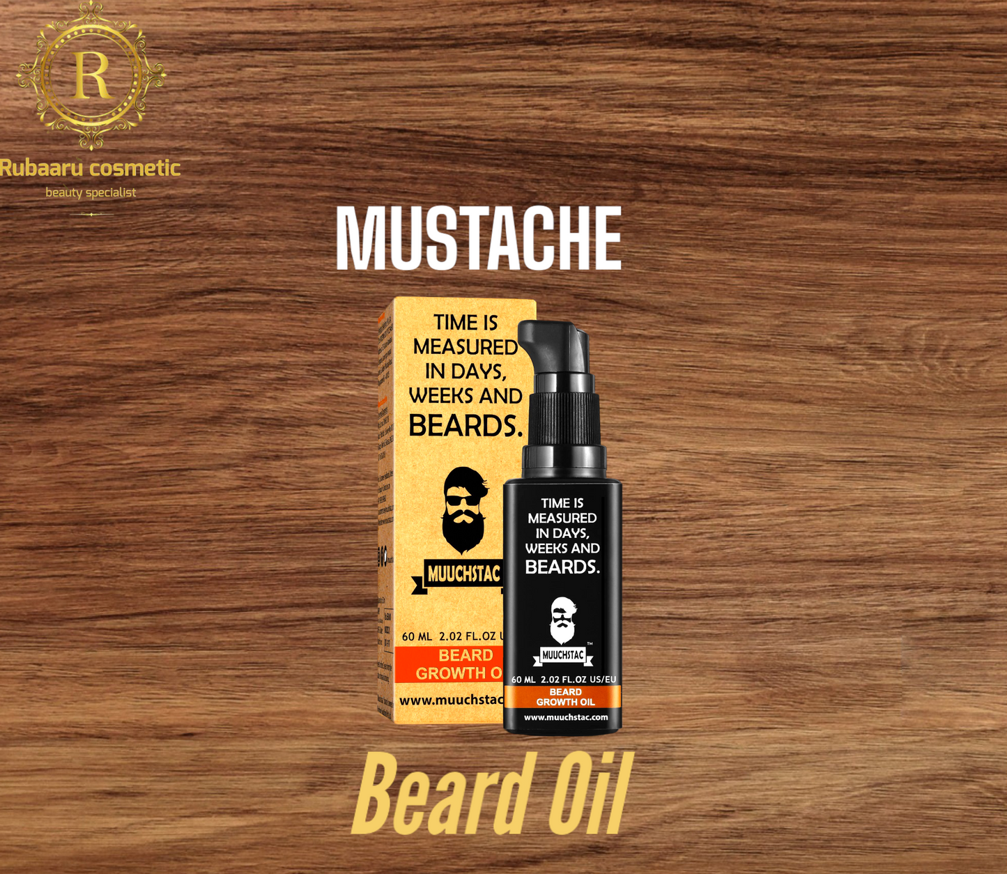 Mustache and beard oils