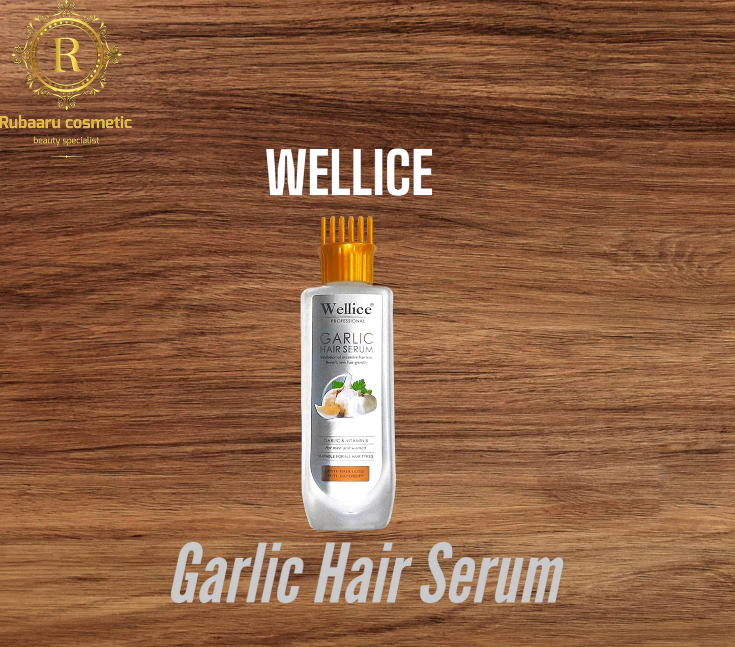 WELLICE GARLIC CODE  YOUR VIP HAIR SERUM