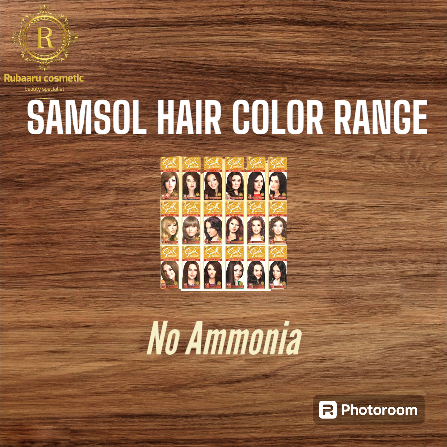 SAMSOL HAIR COLOR NO AMMONIA RANGE